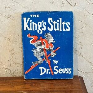 Vintage The King's Stilts by Dr. Seuss Book 1939 with Dust Jacket